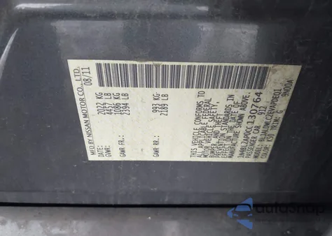 2012 Nissan Altima 3.5 Sr z USA, uszkodzony, nr VIN 1N4BL2AP0CC130764